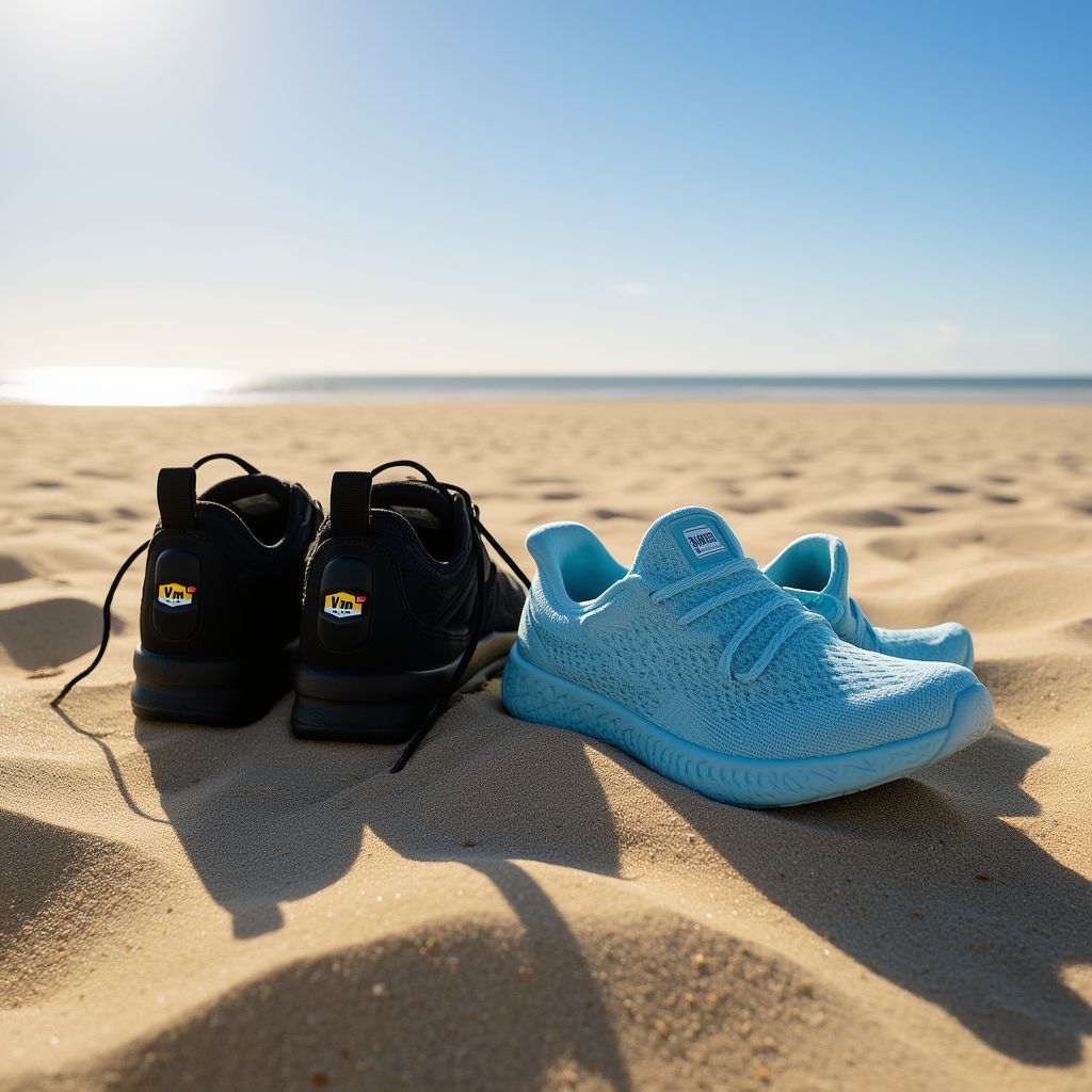 Zapatillas Doradas Logo